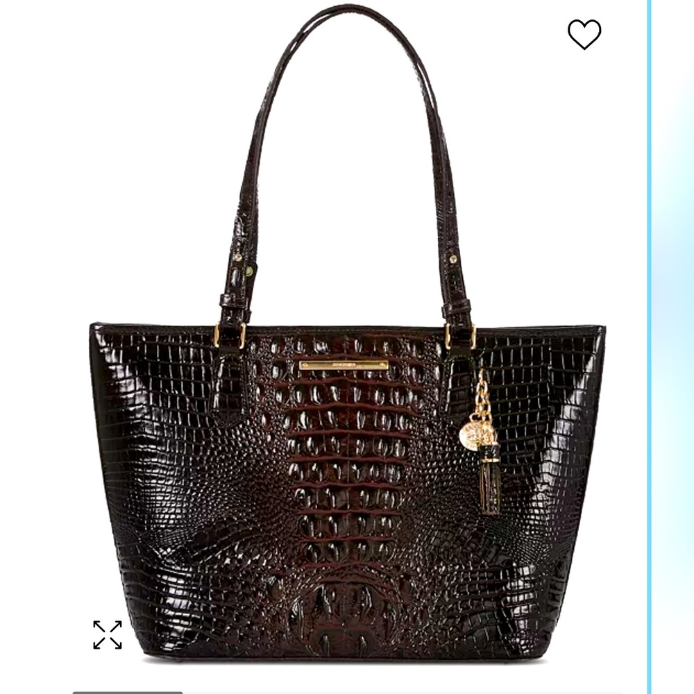 Brahmin COCOA TASSELED ASHER TOTE - Pristine Condition!!